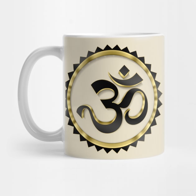 Golden Aum 3D Design by DankFutura